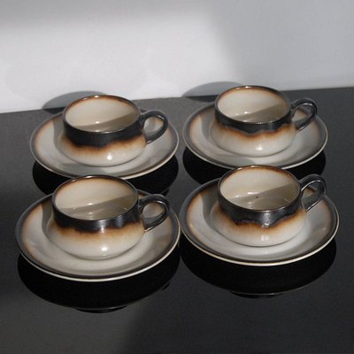Italienisches Vintage Geschirr aus Porzellan von Manciola, 1970er, 4er Set bei Pamono kaufen