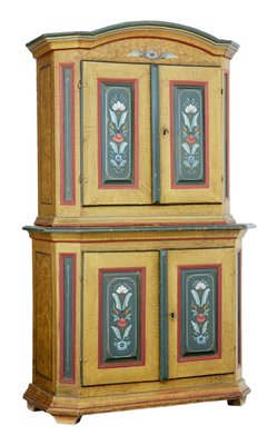 Antique Swedish Painted Cupboard for sale at Pamono