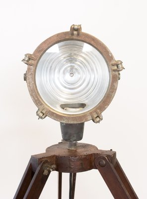 Mid Century Nautical Tripod Floor Lamp 1950s For Sale At Pamono