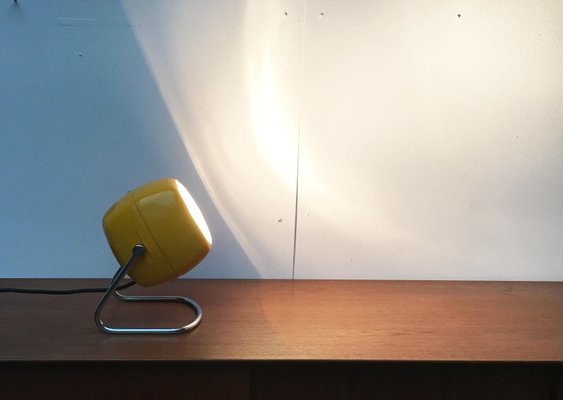 Space Age Italian Metal Table Lamp from Harveiluce, 1970s for sale