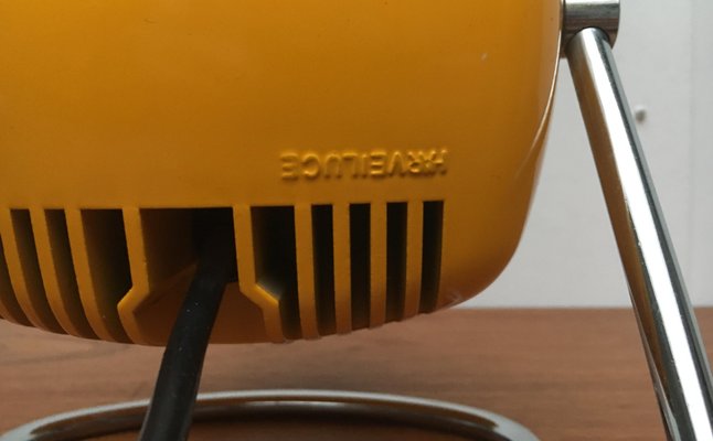 Space Age Italian Metal Table Lamp from Harveiluce, 1970s for sale