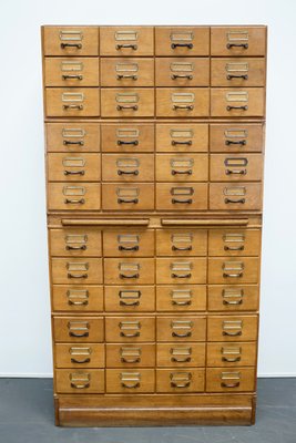 Vintage Oak Apothecary Filing Cabinet 1930s For Sale At Pamono