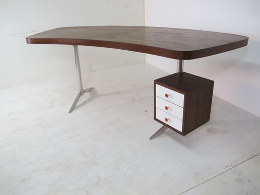 Mid Century Aluminum And Wenge Executive Desk 1960s For At Wenge Executive Desk 1960s