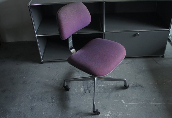 Burostuhl Mit Gestell Aus Aluminium Von Charles Ray Eames Fur