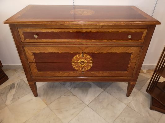 Antique Neo Classical Italian Cherry Dresser For Sale At Pamono