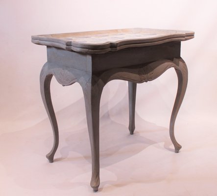 Antique Danish Grey Painted Wood Ceramic Tile Side Table 1780s For At Pamono - Grey Painted Wood Coffee Table Antique Danish Grey Painted Wood Ceramic Tile Side Table 1780s For At Pamono - Grey Painted Wood Coffee Table
