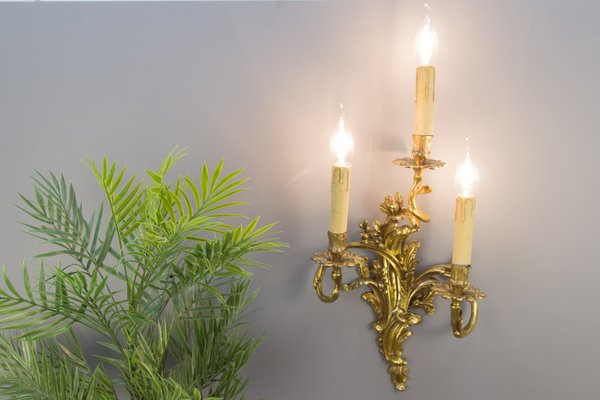 Lindby Miravi plafonnier, feuille d'or, à 4 lampes