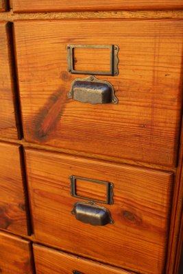 Antique Metal And Pine Haberdashery Drawers For Sale At Pamono
