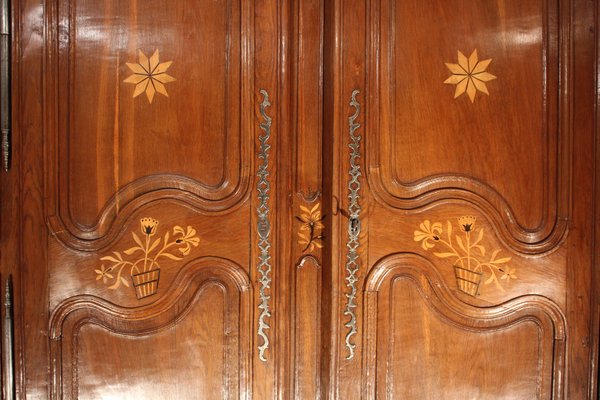 Antique French Oak Wardrobe For Sale At Pamono