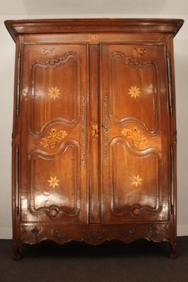 Antique French Oak Wardrobe For Sale At Pamono