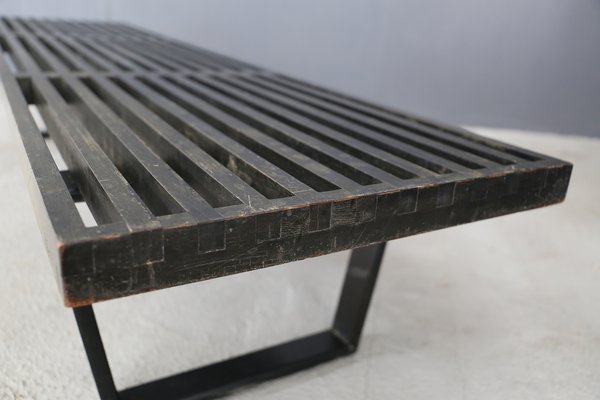 Vintage Maple Bench By George Nelson For Herman Miller 1950s For