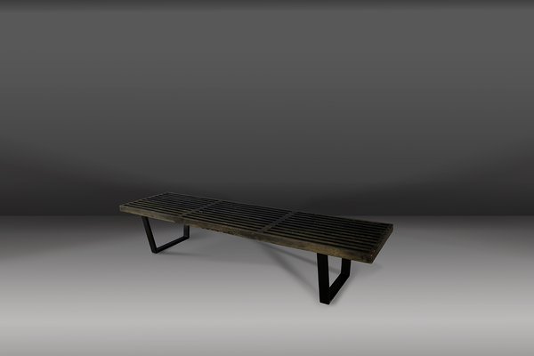 Vintage Maple Bench By George Nelson For Herman Miller 1950s For