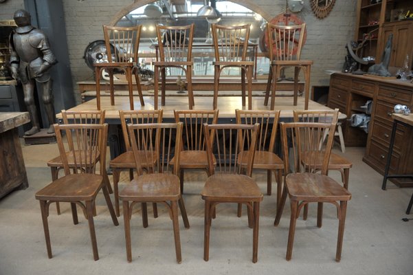Vintage French Bistro Chair From Baumann 1970s