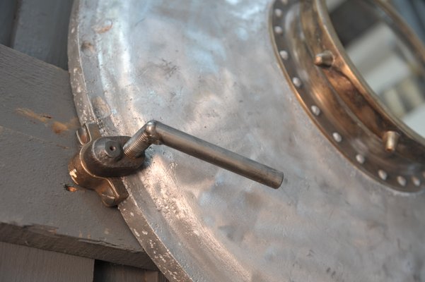 Antique Industrial French Porthole Mirror 1900s For At Pamono Industrial French Porthole Mirror