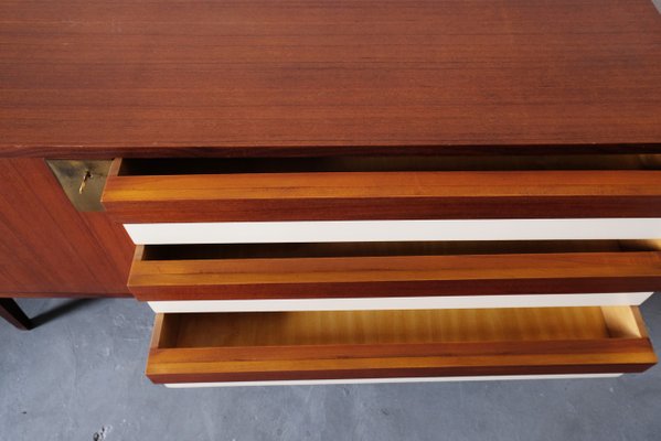 Scandinavian Modern Italian Laminate And Teak Dresser 1950s For