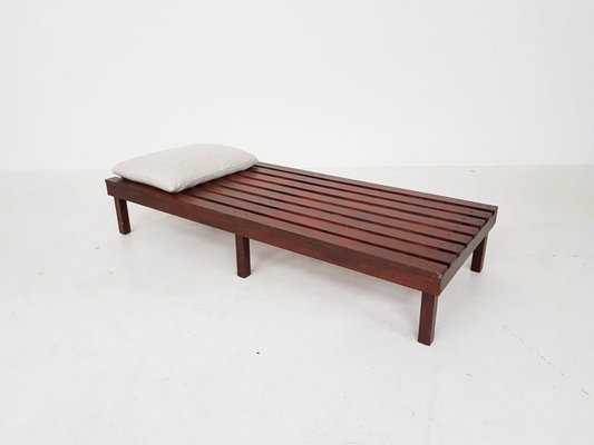 verken mid century modern settee bench