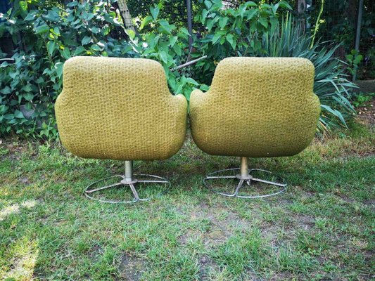 Metal swivel 2024 garden chair