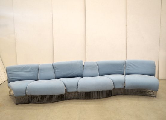 Pantonova Modular Sofa System By Verner Panton For Fritz Hansen 1970s Set Of 8