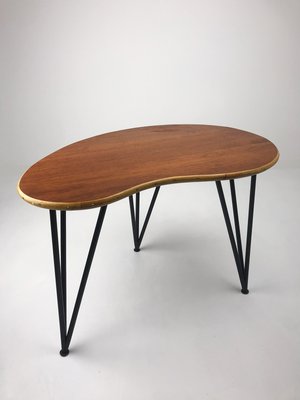 Mid Century Teak Kidney Shaped Coffee Table 1950s Mid Century Teak Kidney Shaped Coffee Table 1950s
