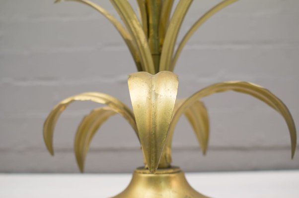 Hollywood Regency Gilded Pineapple Floor Lamp 1970s For Sale At