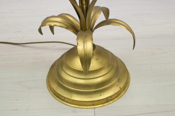 Hollywood Regency Gilded Pineapple Floor Lamp 1970s For Sale At