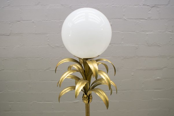 Hollywood Regency Gilded Pineapple Floor Lamp 1970s For Sale At
