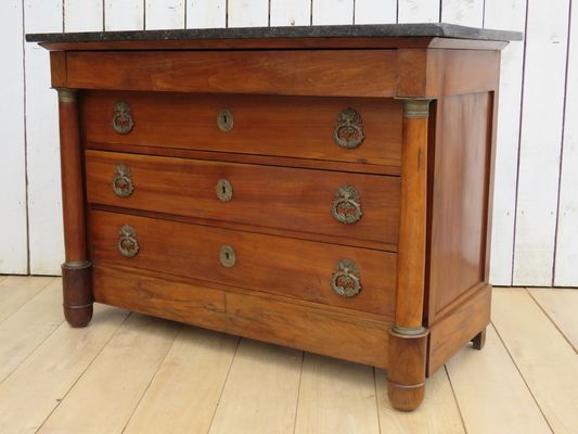 Antique French Marble And Walnut Dresser For At Pamono Antique French Marble And Walnut