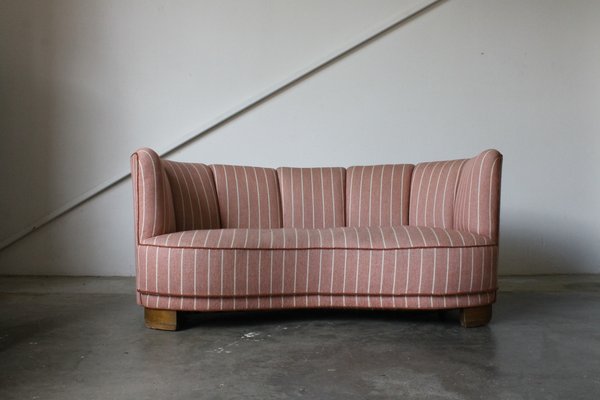 Dänisches Art Deco Sofa Aus Buchenholz 1940er Bei Pamono Kaufen Art Deco Sofa Aus Buchenholz 1940er