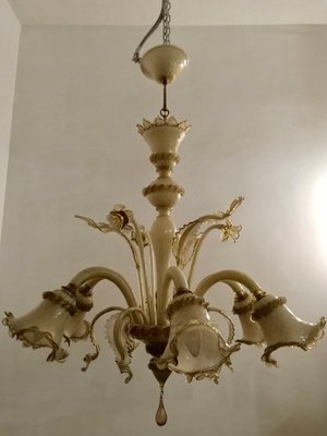 Vintage Italian Murano Glass Chandelier, 1960s Vintage Italian Murano Glass Chandelier, 1960s