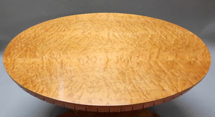 Birds Eye Maple Oval Centre Table From Gillows 1820s For Sale At Pamono