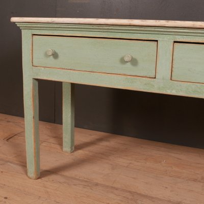 Antique English Painted Pine Dresser For Sale At Pamono