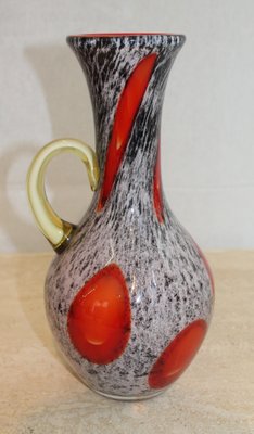Italian Hand Blown Murano Glass Vase 1950s For Sale At Pamono