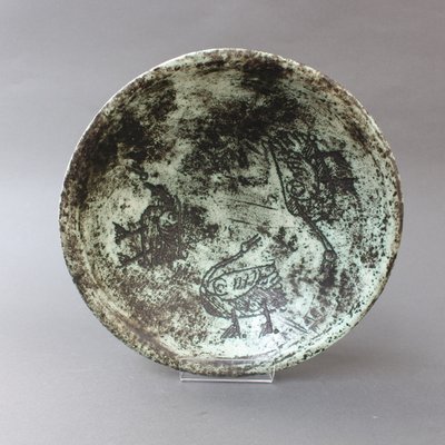 Mid Century Ceramic Decorative Bowl By Jacques Blin 1950s For
