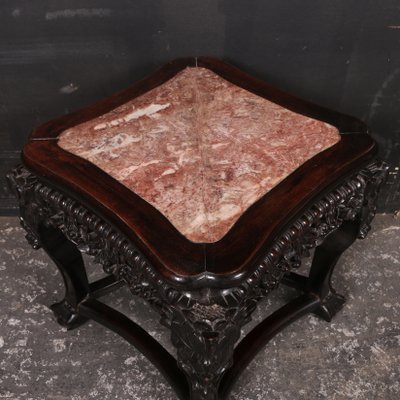 Antique Chinese Carved Elm Marble Side Table 1890s For At - Chinese Carved Coffee Tables Antique Chinese Carved Elm Marble Side Table 1890s For At - Chinese Carved Coffee Tables