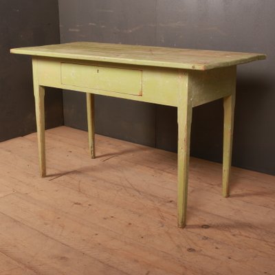 Antique Swedish Painted Wooden Side Table 1890s For Sale At Pamono