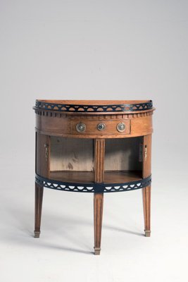 Antique Oak Demilune Cabinet In Vendita Su Pamono