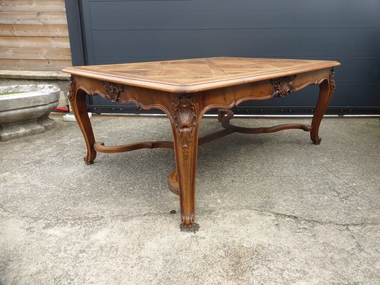 Vintage French Walnut Dining Table For, French Dining Room Set Antique