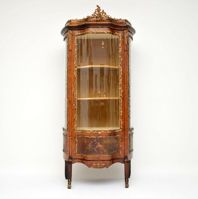 Antique French Painted Display Cabinet For Sale At Pamono