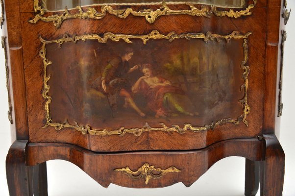 Antique French Painted Display Cabinet For Sale At Pamono
