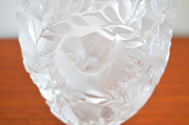 Art Deco French Bagatelle Glass Vase By René Lalique 1950 S For Sale At Pamono