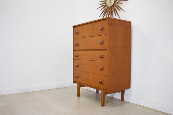 Teak Tallboy Dresser From Symbol 1960s For Sale At Pamono