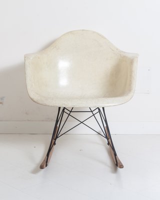 Fiberglass Rocking Chair from Herman Miller 1950s for sale at Pamono