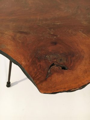 Walnut Tree Trunk Table By Carl Aubock 1950s For Sale At Pamono