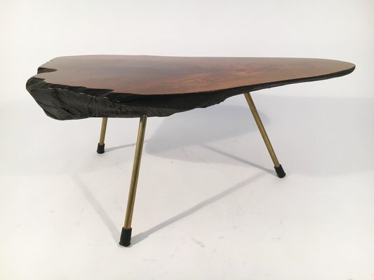 Walnut Tree Trunk Table By Carl Aubock 1950s For Sale At Pamono