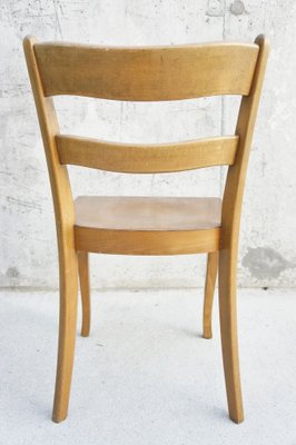 Sedie da bistrò in legno curvato, anni '60, set di 4 Sedie da bistrò in legno curvato, anni '60, set di 4