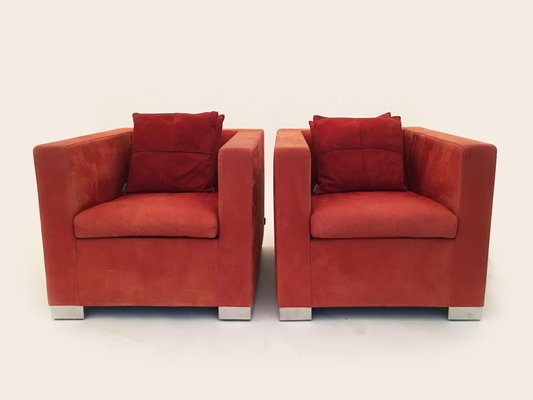 Suitcase Armchairs By Rodolfo Dordoni For Minotti 1980s Set Of 2