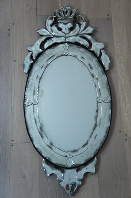 Antique Oval Venetian Mirror For, Antique Venetian Mirror