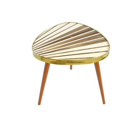 Mid Century German Kidney Side Table 1950s