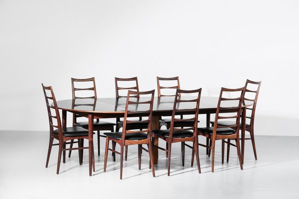 Danish Rosewood Dining Table By Grete Jalk 1960s Danish Rosewood Dining Table By Grete Jalk 1960s