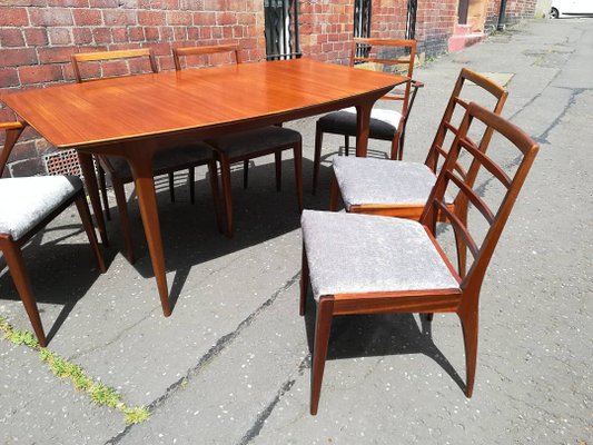 Teak Dining Table Chairs Set From Mcintosh 1969 Teak Dining Table Chairs Set From Mcintosh 1969